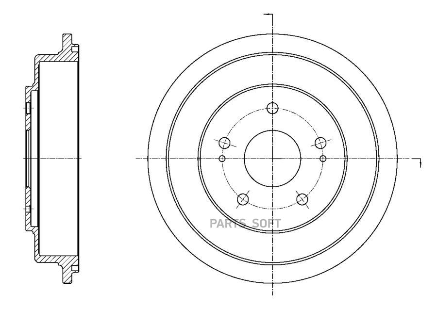 Барабан тормозной G-brake GD-06577