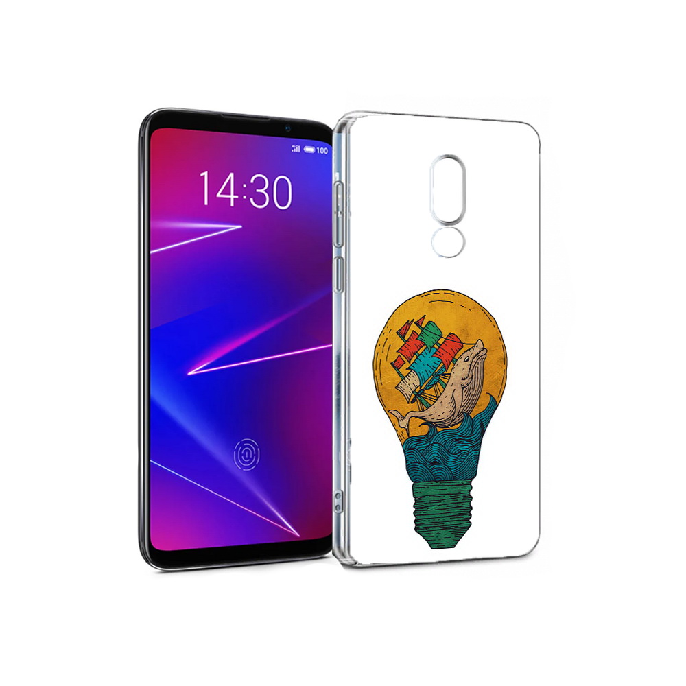 

Чехол MyPads Tocco для Meizu 16 кит в лампочке с парусами (PT121074.83.387), Прозрачный, Tocco