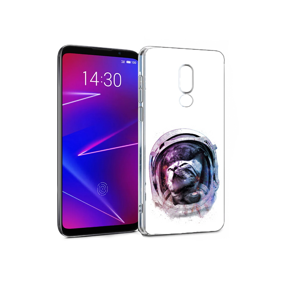 

Чехол MyPads Tocco для Meizu 16 кот в шлеме (PT121074.83.396), Прозрачный, Tocco
