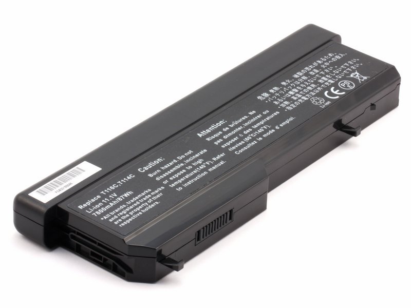 фото Усиленный аккумулятор для dell g272c, t112c, t114c (6600mah) sino power