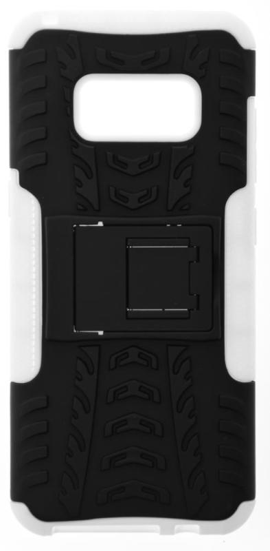 фото Противоударный чехол для samsung galaxy s8 hybrid case силикон + пластик (белый) gsmin