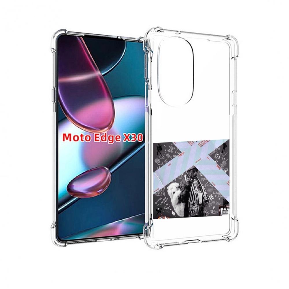 

Чехол MyPads Lil Uzi Vert - Luv Is Rage 2 для Motorola Moto Edge X30, Прозрачный, Tocco