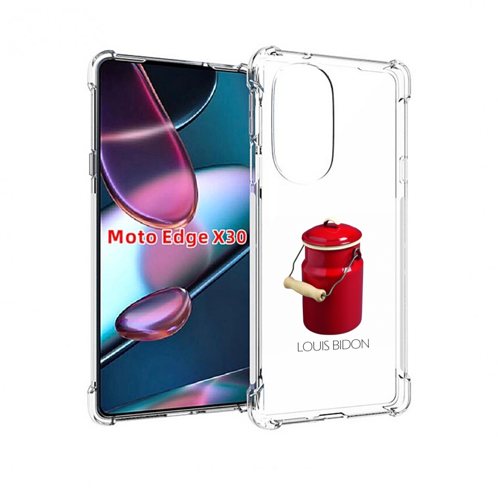 

Чехол MyPads Louis-bidon для Motorola Moto Edge X30, Прозрачный, Tocco