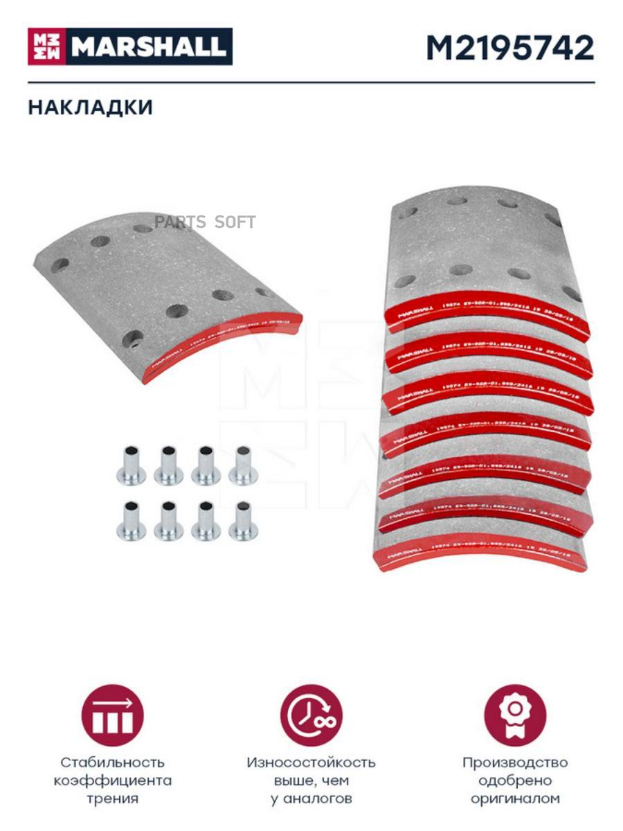 

Накладки торм. компл.