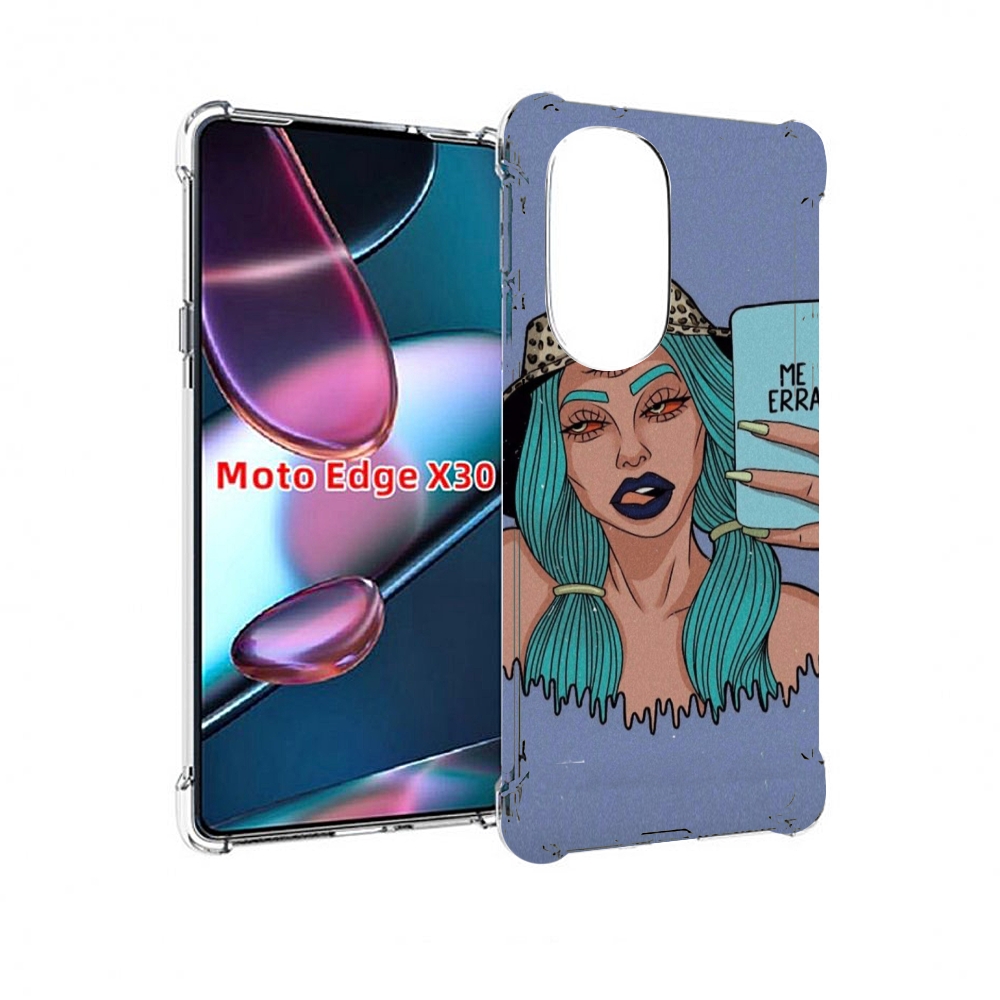 

Чехол MyPads ME Erra женский для Motorola Moto Edge X30, Прозрачный, Tocco