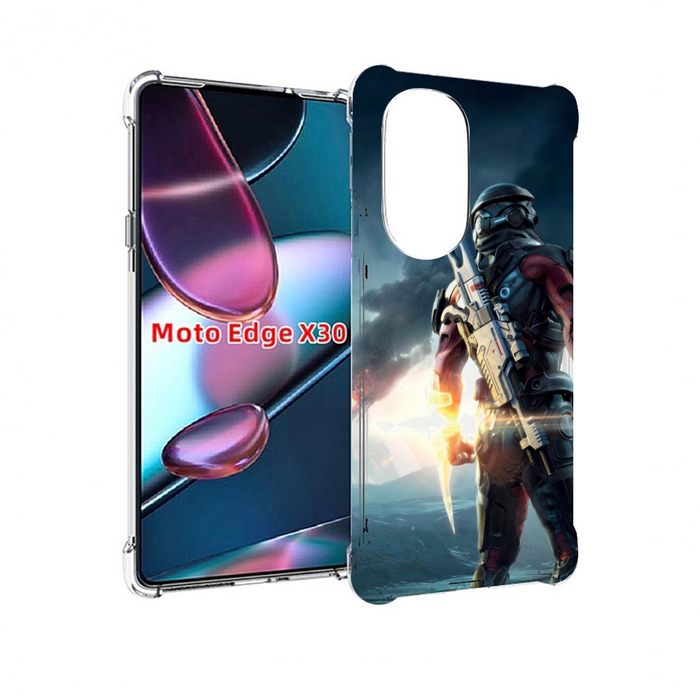 

Чехол MyPads Mass Effect Andromeda Ryder для Motorola Moto Edge X30, Прозрачный, Tocco