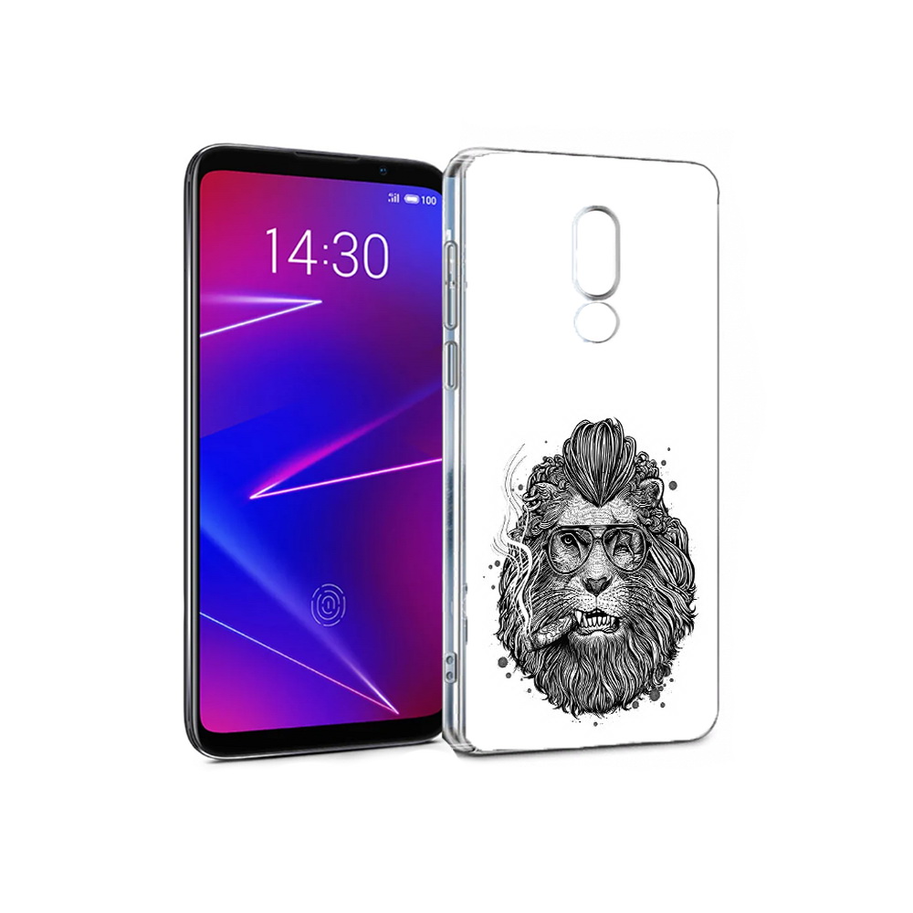 

Чехол MyPads Tocco для Meizu 16 курящий лев (PT121074.83.432), Прозрачный, Tocco
