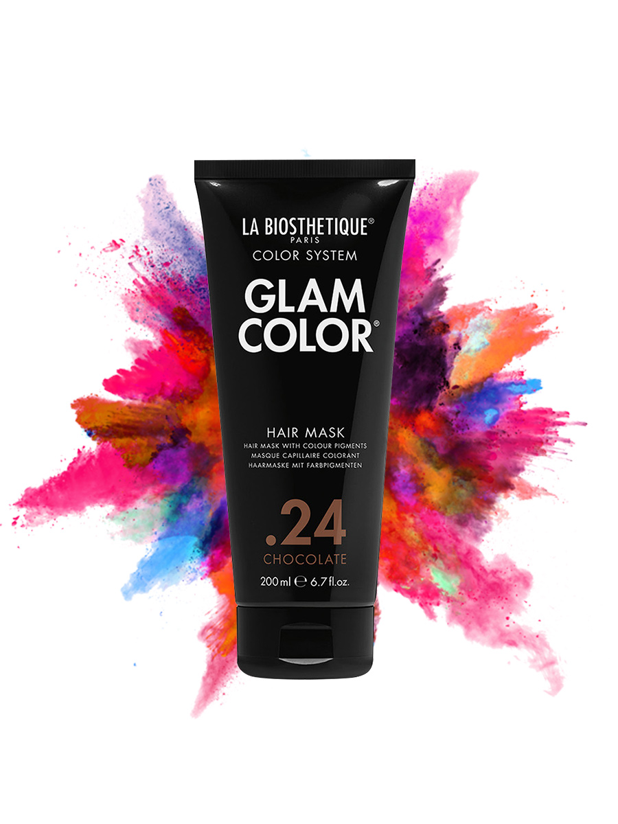 Маска для волос тонирующая LA BIOSTHETIQUE Glam Color Hair Mask 24 Chocolate 200мл