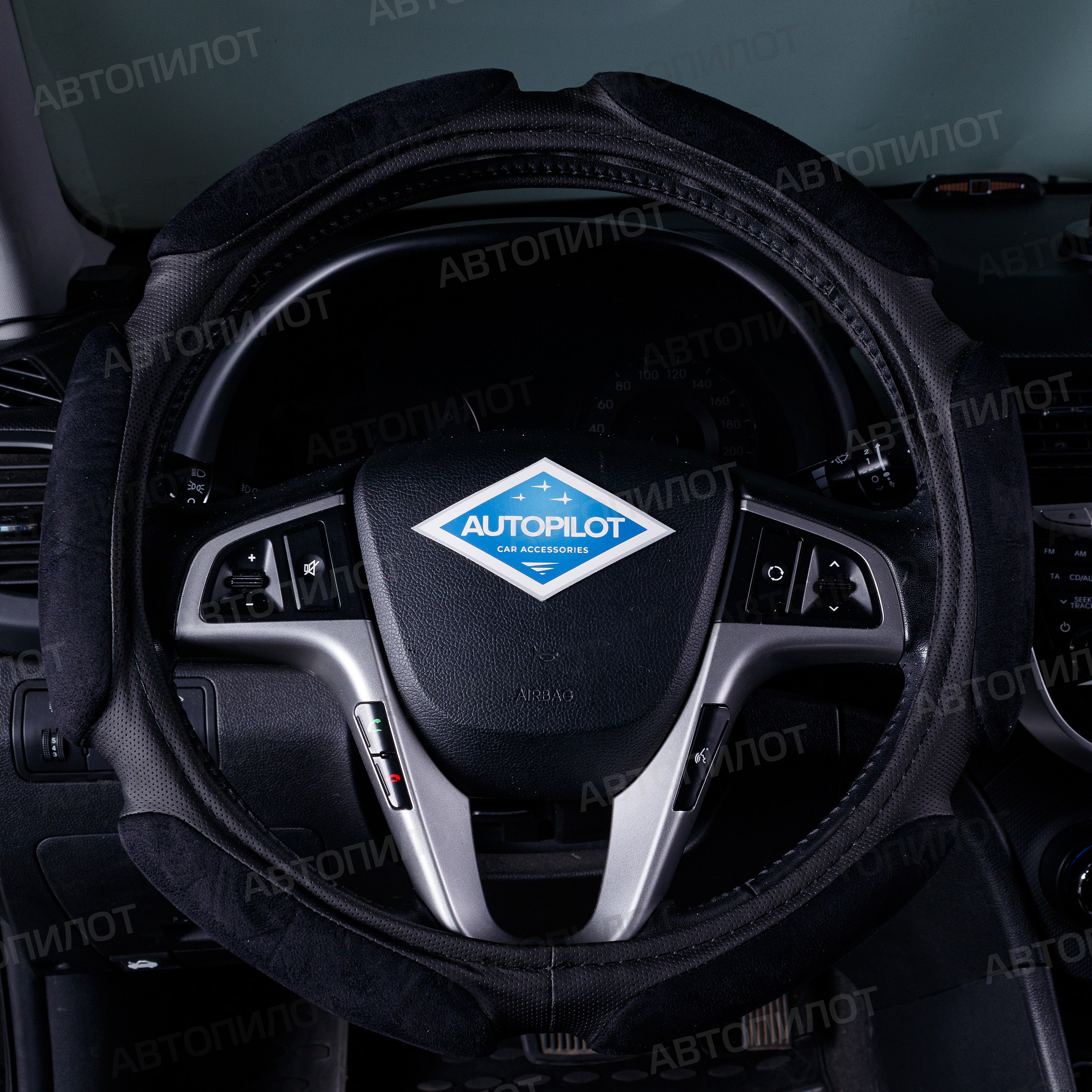 

Оплетка, Автопилот на руль Форд Рейнджер (2009 - 2011)/ Ford Ranger, Черный