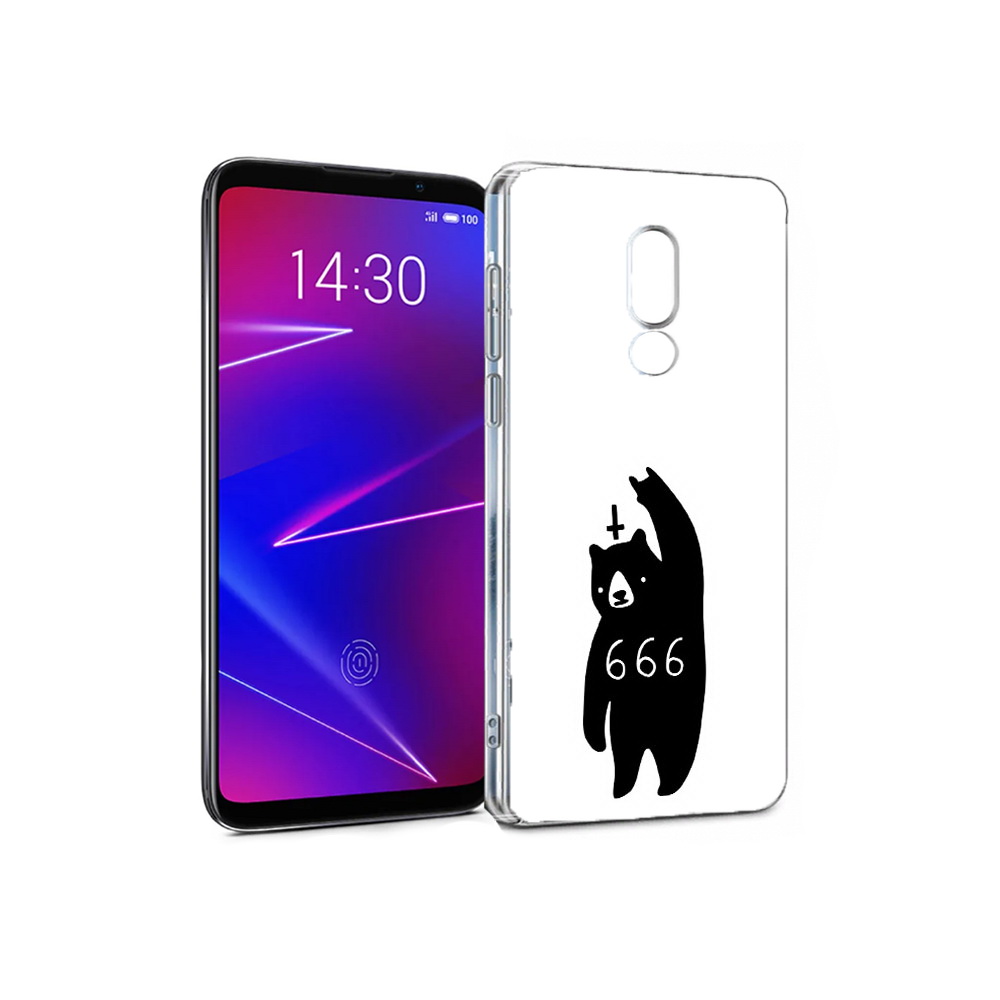 

Чехол MyPads Tocco для Meizu 16 медведь 666 (PT121074.83.462), Прозрачный, Tocco