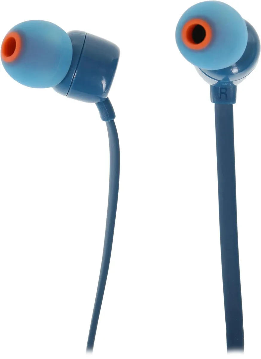 

Проводные наушники JBL Tune 110 Blue (JBLT110BLU), Tune 110