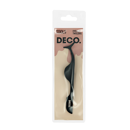 Пинцет для накладных ресниц DECO. soft touch пинцет для накладных ресниц deco soft touch
