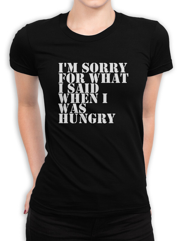 

Футболка женская Dream Shirts Голод черная XS, Голод