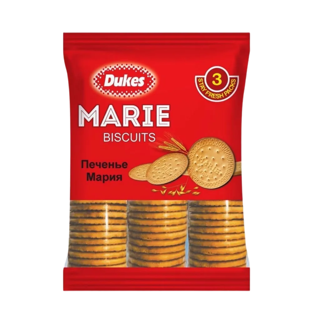 

Печенье Dukes Marie Biscuits Мария классическое 0,6 кг, пшеничное