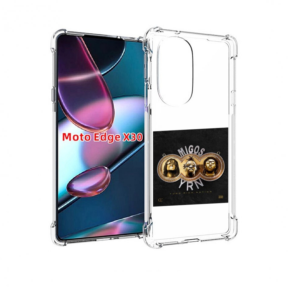 

Чехол MyPads Migos - Yung Rich Nation для Motorola Moto Edge X30, Прозрачный, Tocco
