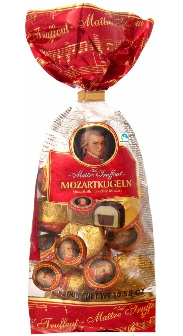 Конфеты марципановые Maitre Truffout Mozartkugeln 300 г