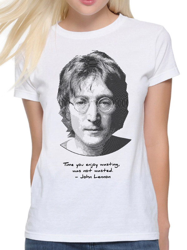 фото Футболка женская dream shirts john lennon - джон леннон белая m