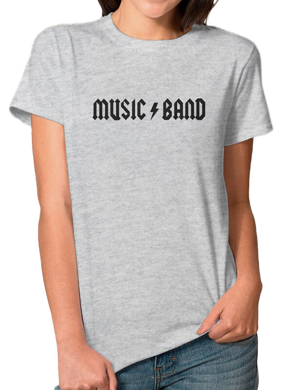

Футболка женская Dream Shirts Известная Музыкальная Группа серая M, Известная Музыкальная Группа