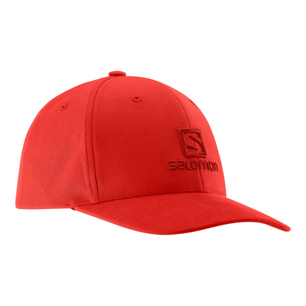 фото Бейсболка женская salomon salomon logo cap красная, р. 54-58