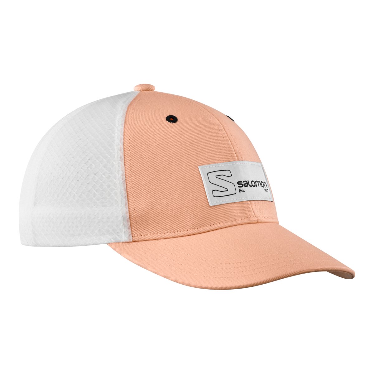 фото Бейсболка женская salomon trucker curved cap оранжевая, р. 54-58