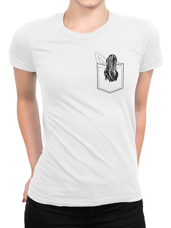 

Футболка женская Dream Shirts Карманный Звонок белая L, Карманный Звонок