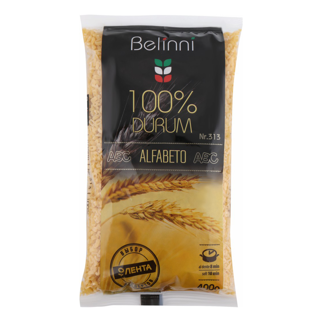 

Макаронные изделия Belinni Alphabeto 400 г