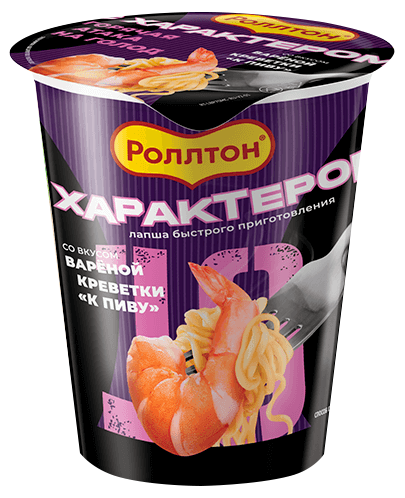 Лапша Роллтон С характером креветка быстрого приготовления 70 г