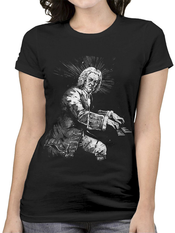 

Футболка женская Dream Shirts Бах черная XL, Бах