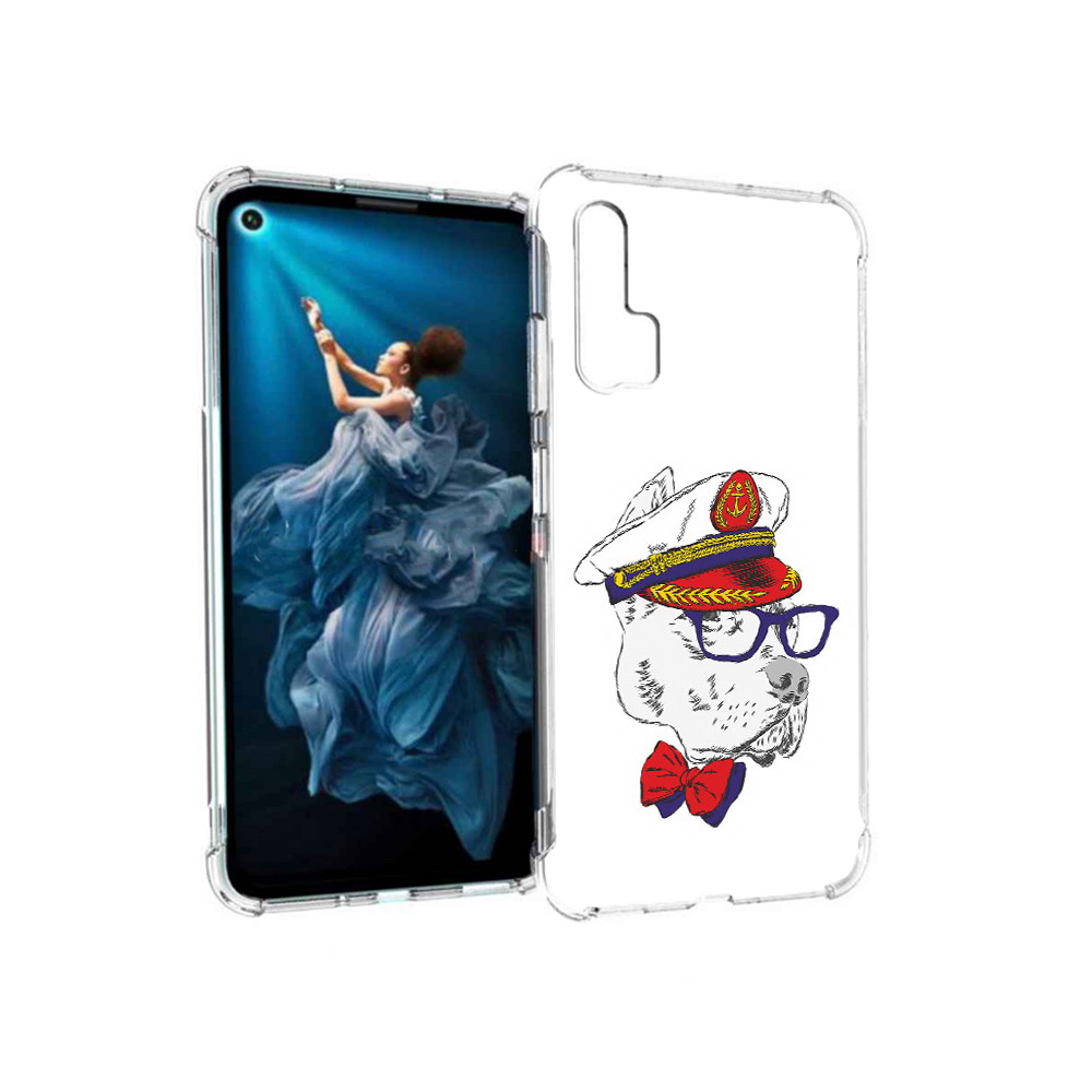 

Чехол MyPads Tocco для Honor 20 Pro бульдог (PT129185.18.251), Прозрачный, Tocco