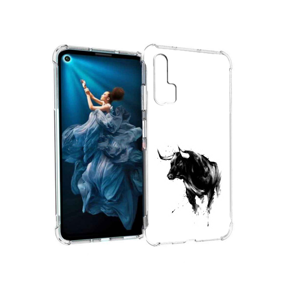 

Чехол MyPads Tocco для Honor 20 Pro бык (PT129185.18.254), Прозрачный, Tocco