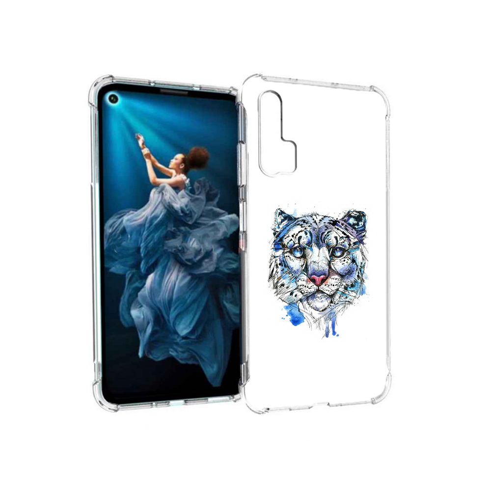 

Чехол MyPads Tocco для Honor 20 Pro водяной тигр (PT129185.18.263), Прозрачный, Tocco
