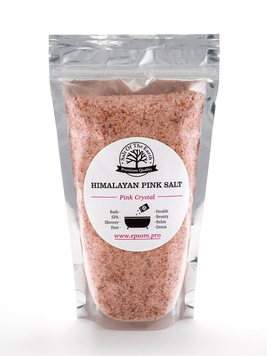 

Соль для ванны Salt of the Earth, Розовая гималайская , мелкая, 0,5 кг