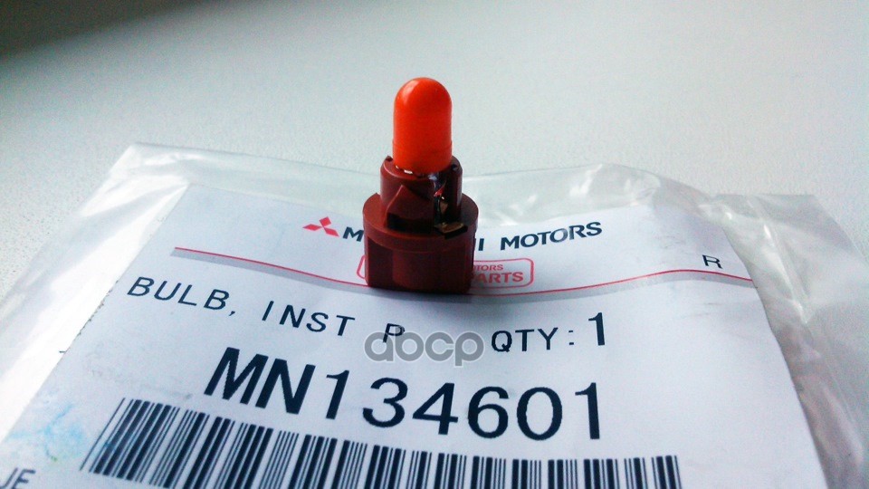 

MITSUBISHI MN134601 ЛАМПОЧКА ПРИБОРНОЙ ПАНЕЛИ 1.12W КРАСНАЯ 1шт