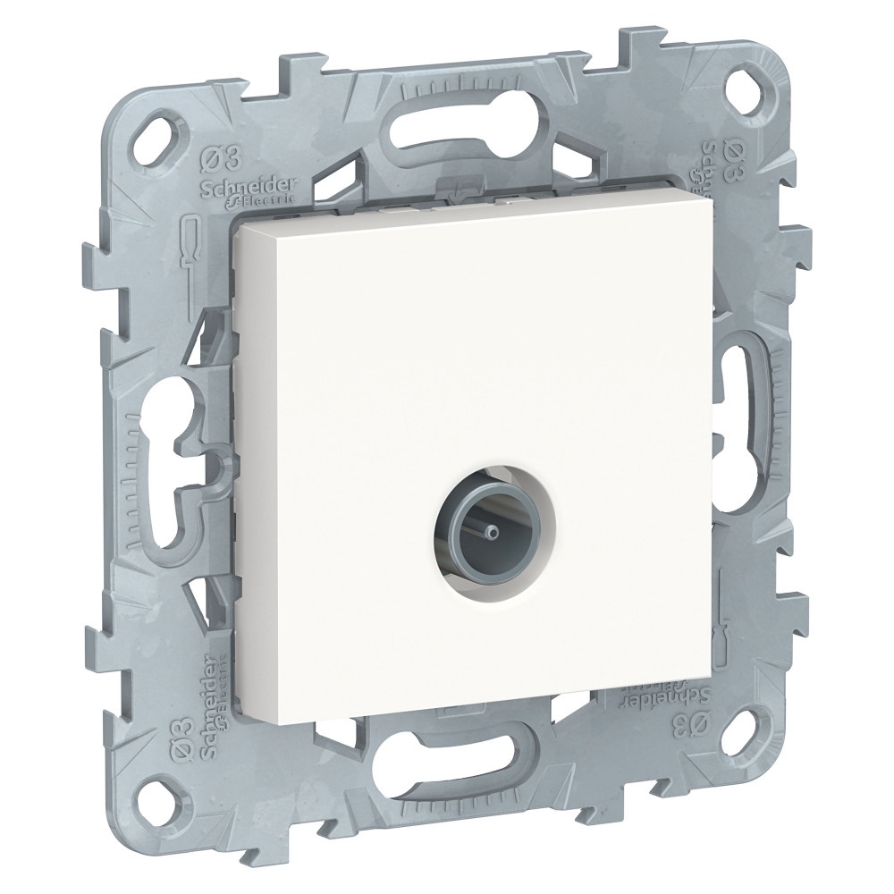 

Розетка Schneider Electric 1-постовая белая NU546218.9 9 шт, Белый