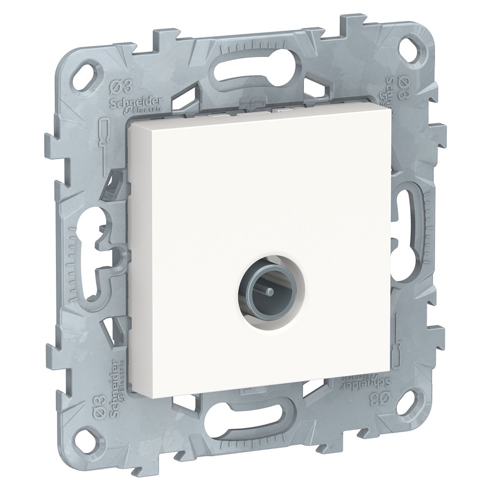 

Розетка Schneider Electric 1-постовая белая NU546318.10 10 шт, Белый