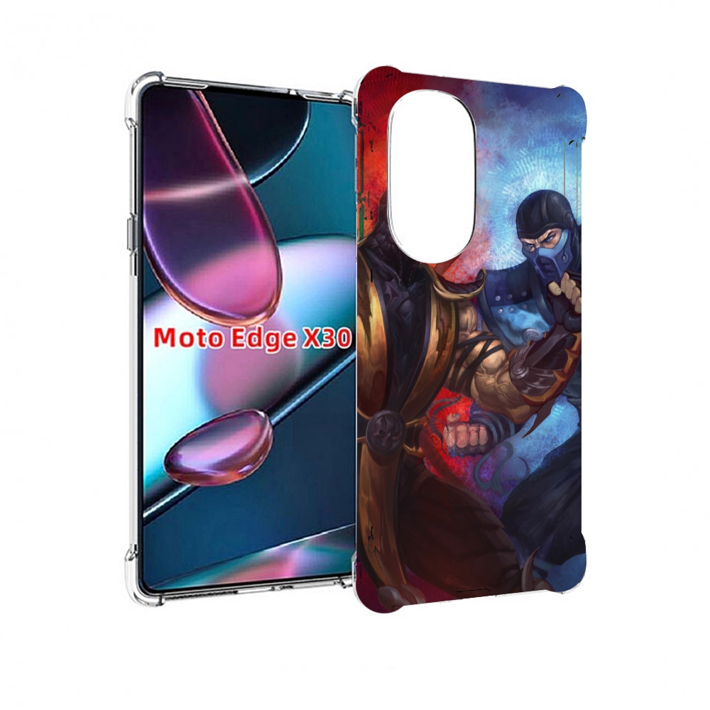 

Чехол MyPads Mortal Kombat art для Motorola Moto Edge X30, Прозрачный, Tocco