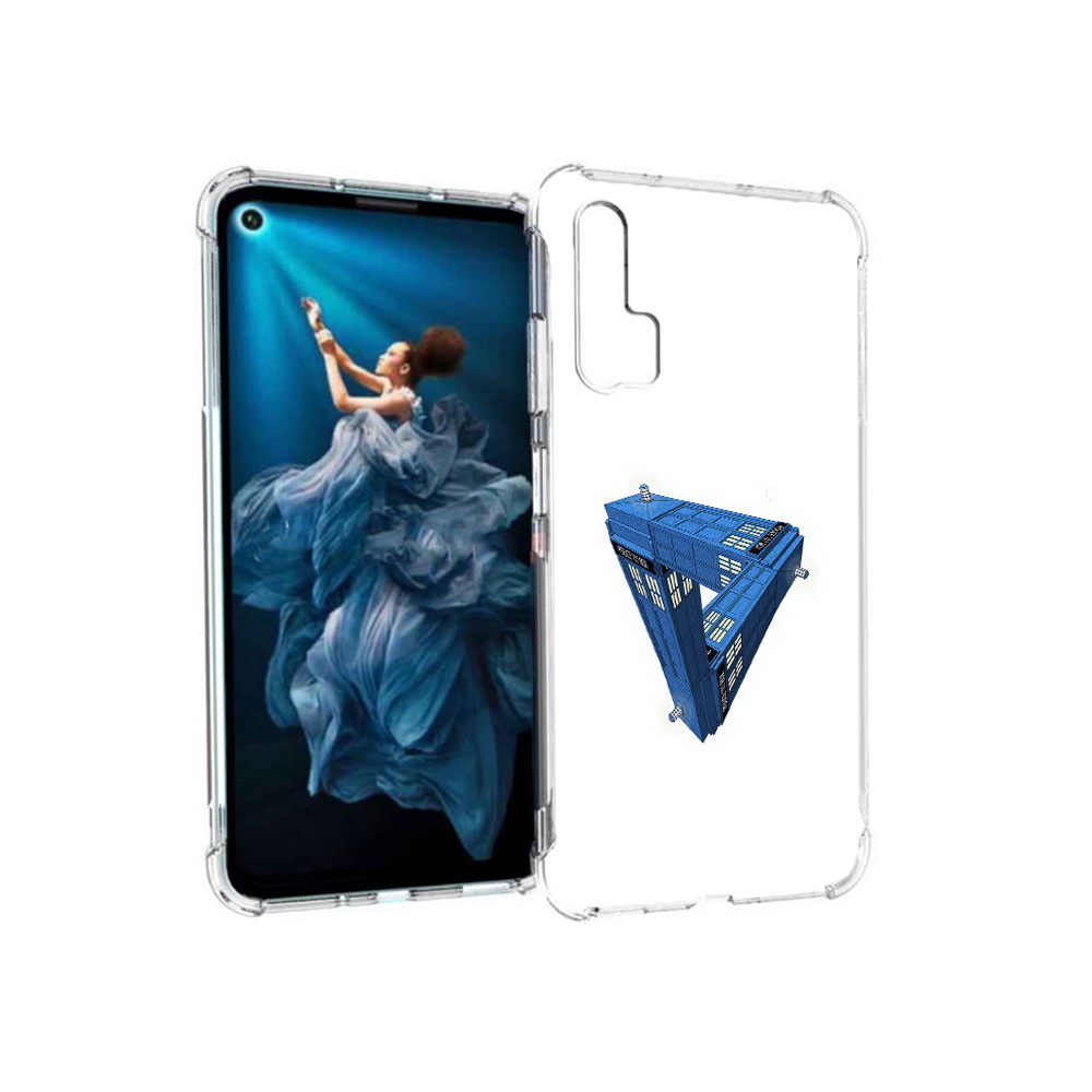 

Чехол MyPads Tocco для Honor 20 Pro головолока абстракция (PT129185.18.291), Прозрачный, Tocco