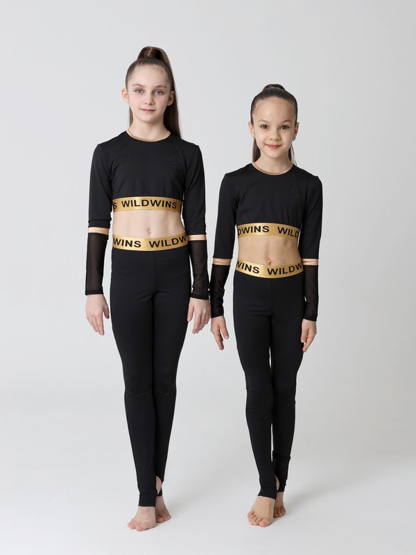 

Топ детский WILDWINS WW-MF045, черный, 140, WW-MF045