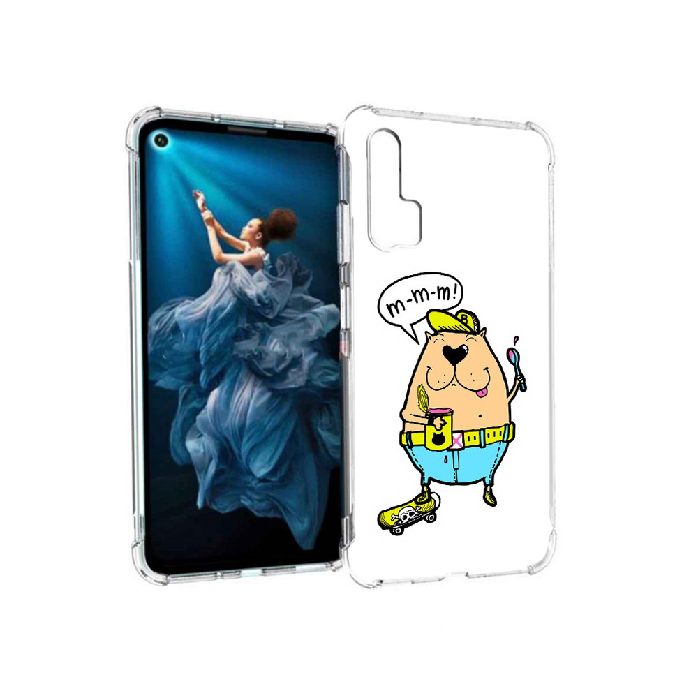 

Чехол MyPads Tocco для Honor 20 Pro Бобр (PT129185.18.30), Прозрачный, Tocco