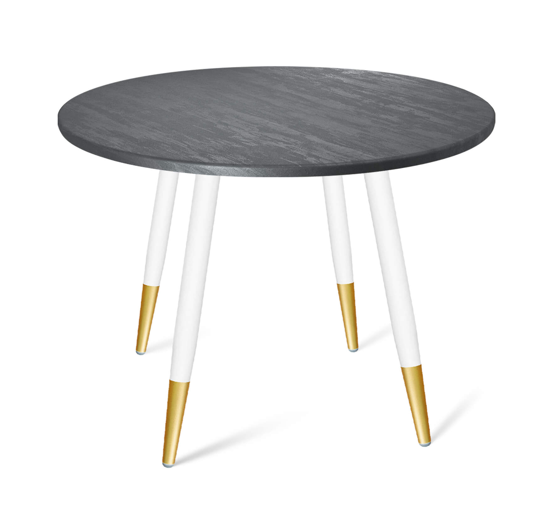 

Стол кухонный Sheffilton SHT-TU14/90, 90х90х74.2 см, белый муар/золото/каменный уголь, SHT-TU14/90