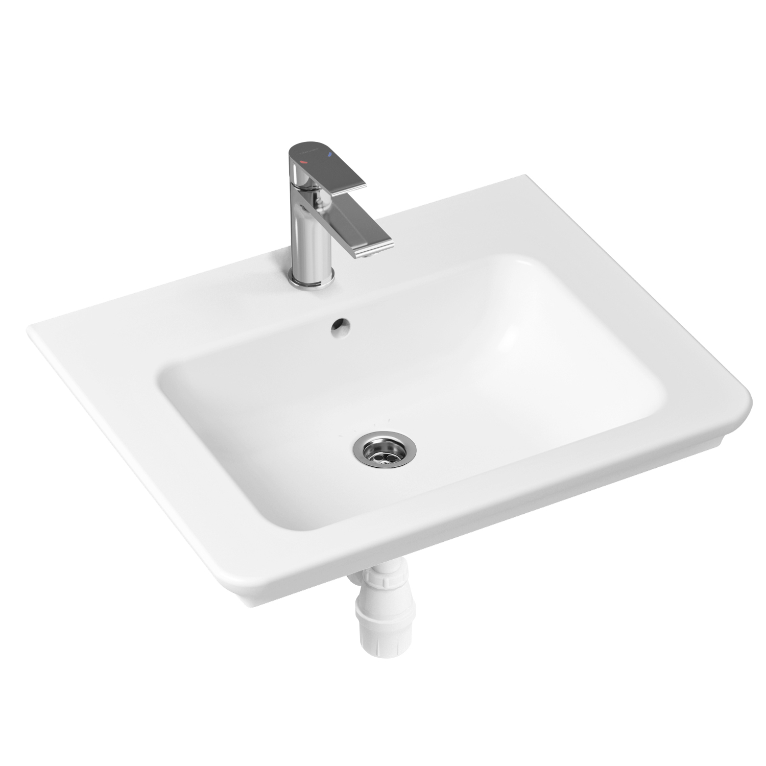

Комплект 3 в 1 Lavinia Boho Bathroom Sink 21510348, врезная раковина 60 см