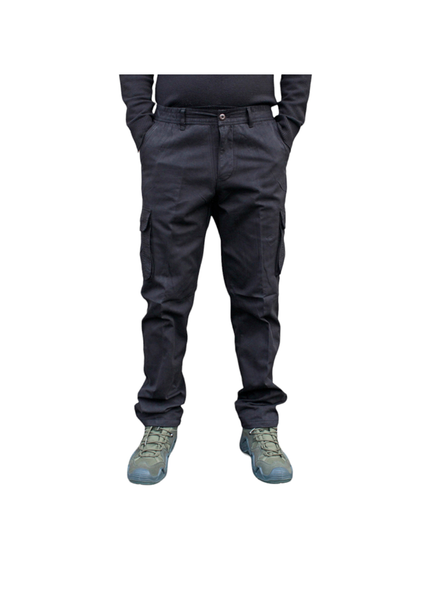 

Брюки мужские NoBrand 01040056 черные 54 RU, Черный, 01040056