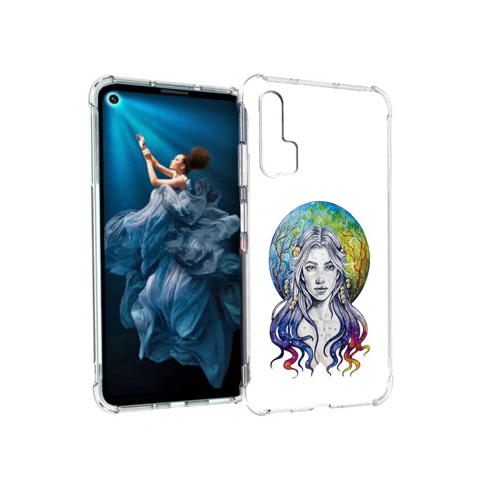 

Чехол MyPads Tocco для Honor 20 Pro девушка с красивыми волосами (PT129185.18.313), Прозрачный, Tocco