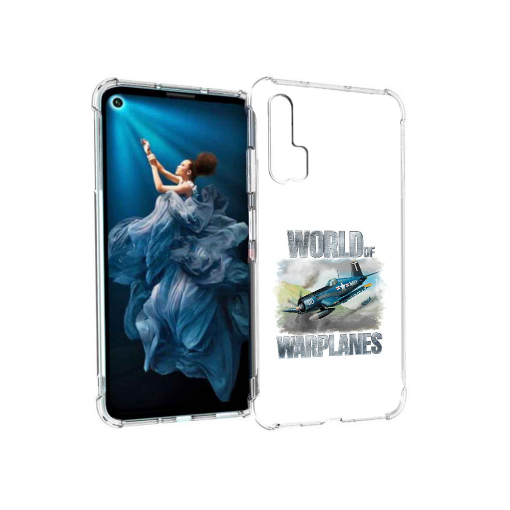 

Чехол MyPads Tocco для Honor 20 Pro Боевой самолет (PT129185.18.32), Прозрачный, Tocco