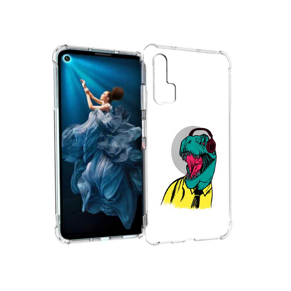 

Чехол MyPads Tocco для Honor 20 Pro дино (PT129185.18.326), Прозрачный, Tocco