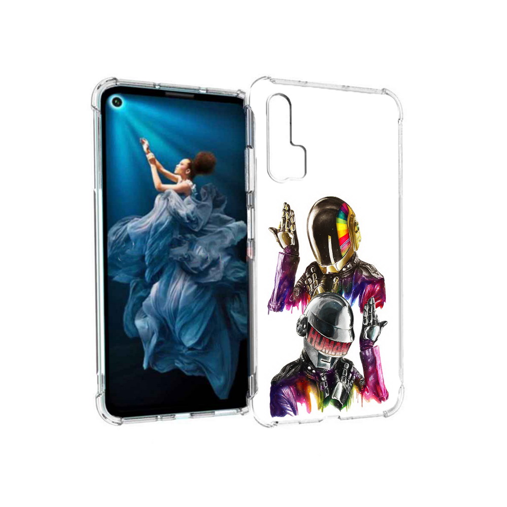 

Чехол MyPads Tocco для Honor 20 Pro диско космонавты (PT129185.18.329), Прозрачный, Tocco