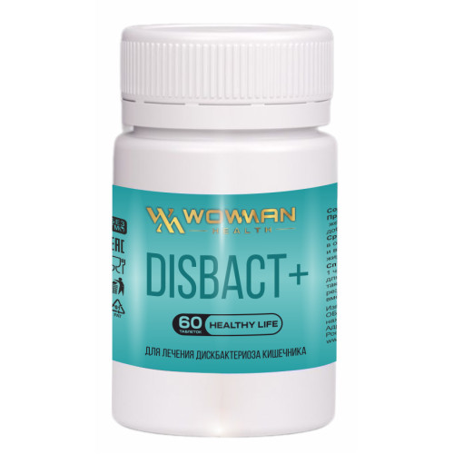 

Фитокомплекс WowMan Disbact+, 60 таблеток, WMAS1001