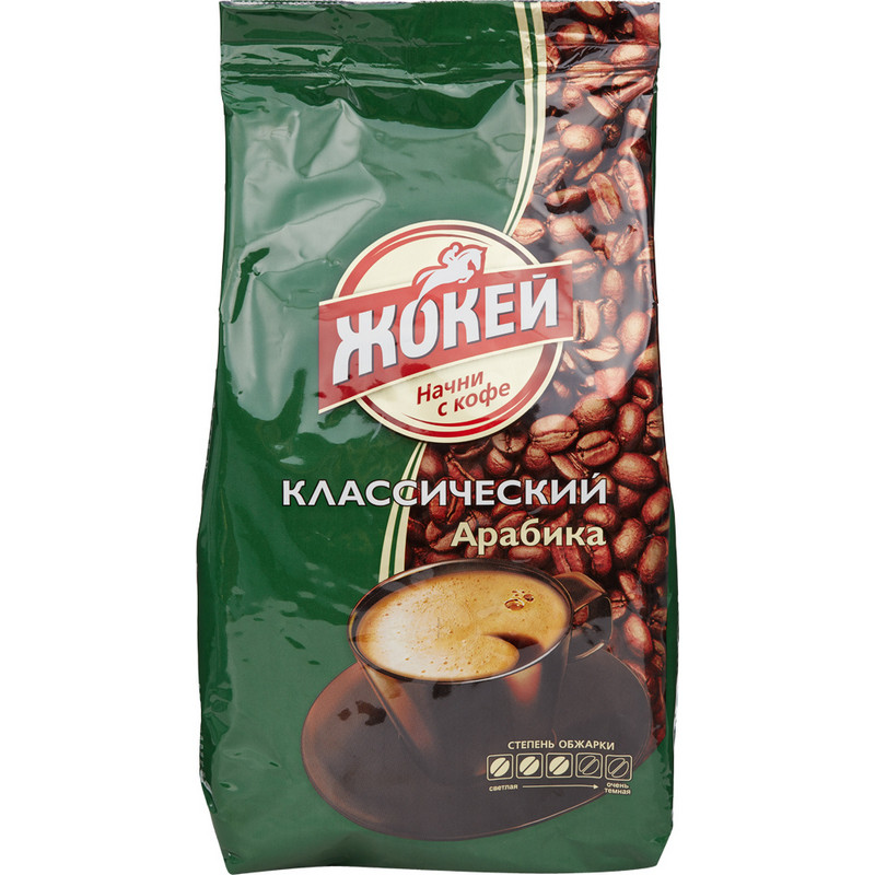 

Кофе Жокей Классический в зернах, 900 г