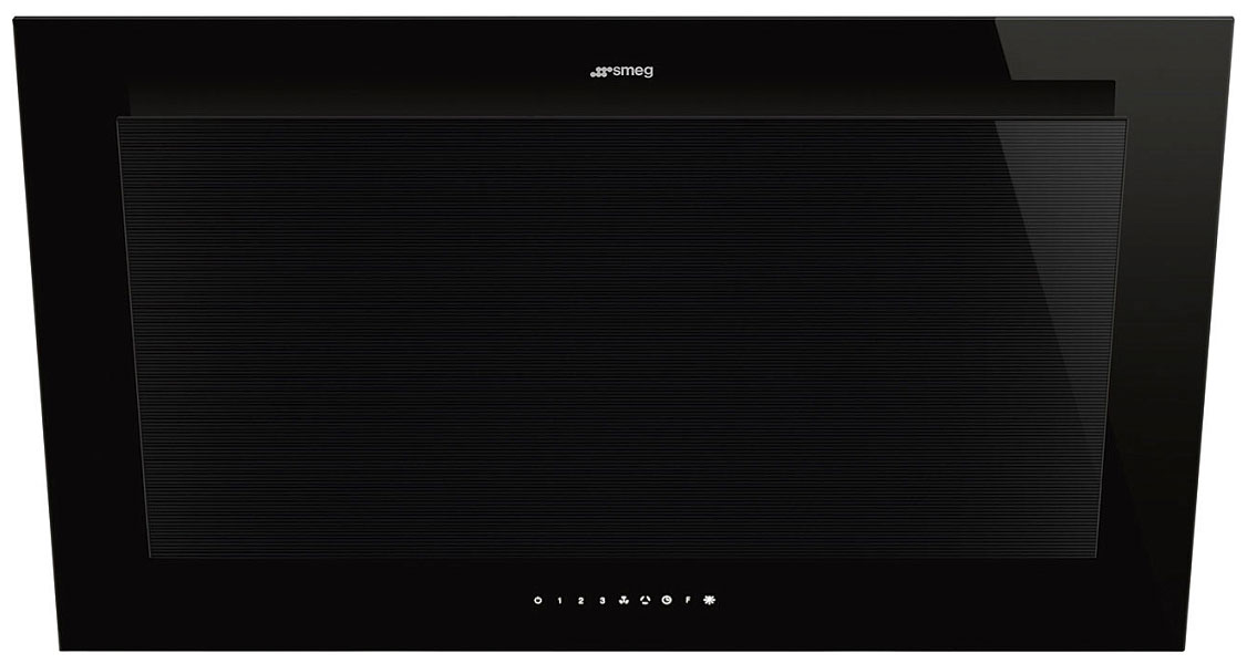 

Вытяжка настенная Smeg KV194B3 черная, Черный, KV194B3
