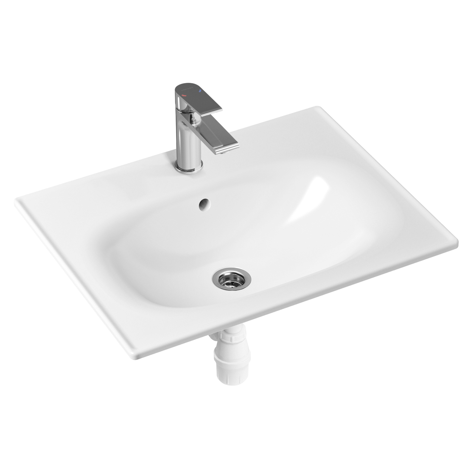 

Комплект 3 в 1 Lavinia Boho Bathroom Sink 21510354, врезная раковина 60 см